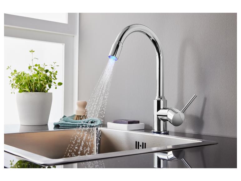 LIVARNO home Mitigeur robinet de cuisine à LED 3