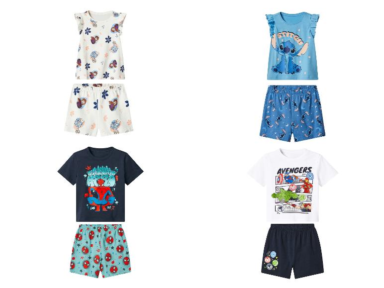 Pyjamas pour enfants avec imprimés de personnages de dessins animés et de super-héros.