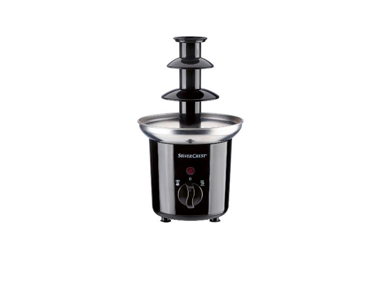Une fontaine à chocolat noire de la marque SilverCrest.