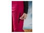 Pantalon de ski rose avec fermeture éclair.