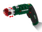 Un tournevis Parkside Rapidfire 22 vert avec une lampe LED