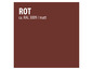 Nuancier RAL 3009 rouge mat