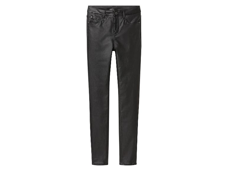 Pantalon noir en similicuir