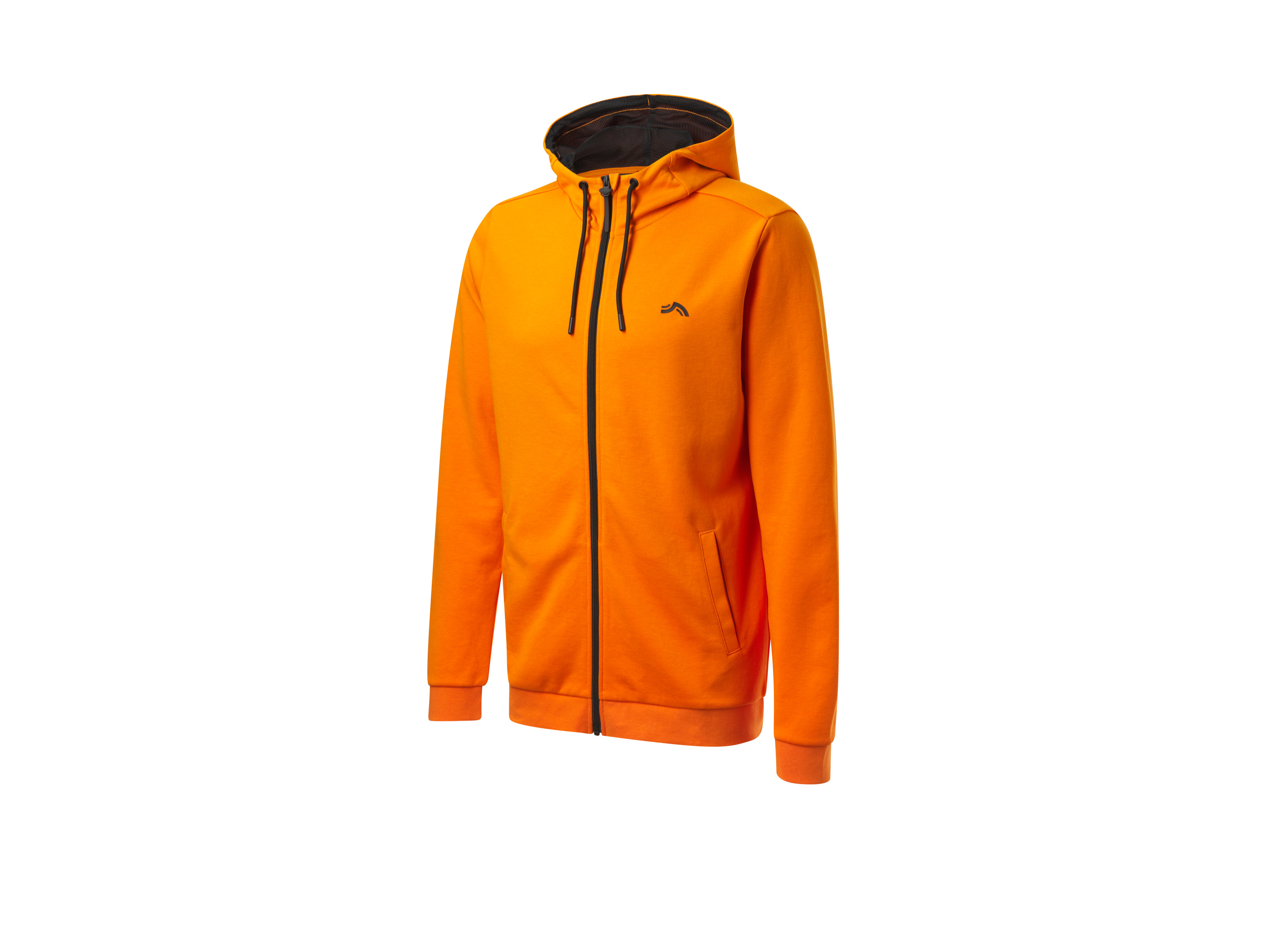CRIVIT Sweat zippé homme (orange, S)