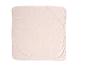Serviette de bain bébé à capuche rayée rose et blanche