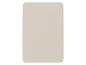 Drap-housse beige uni.
