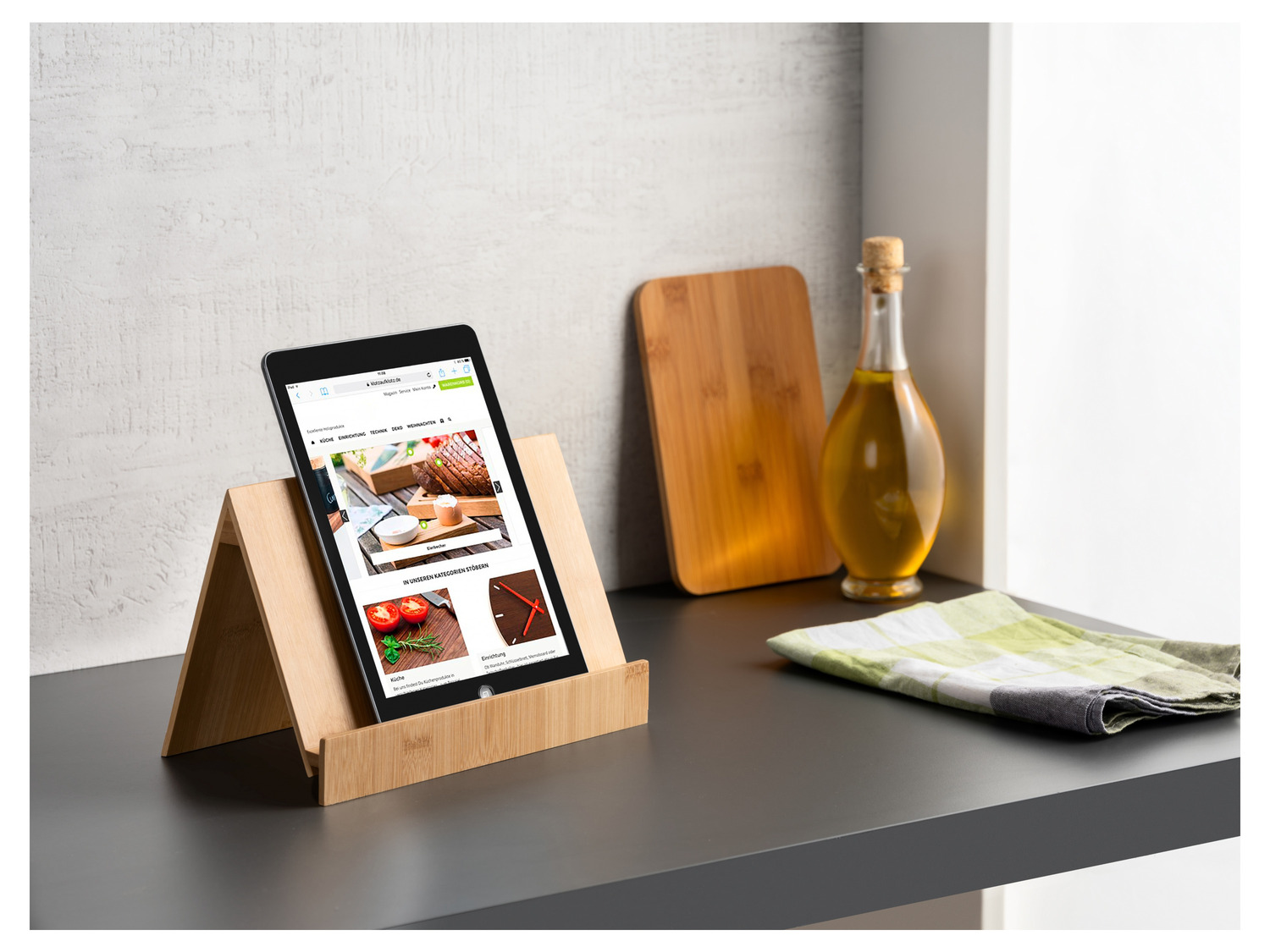 ATC - support livre de cuisine en bambou - Maison