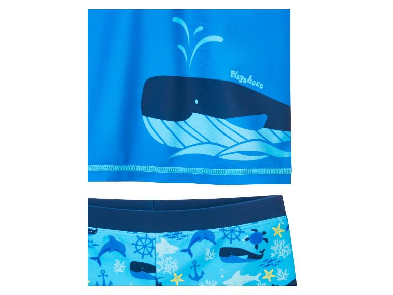 Maillot de bain Playshoes enfant, haut et bas, thème océan.