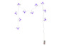 Guirlande lumineuse avec des chauves-souris pour Halloween.
