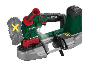 PARKSIDE® Scie à ruban sans fil PMBA 20-Li, 20 V