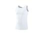 Débardeur de sport blanc pour homme, vue de face