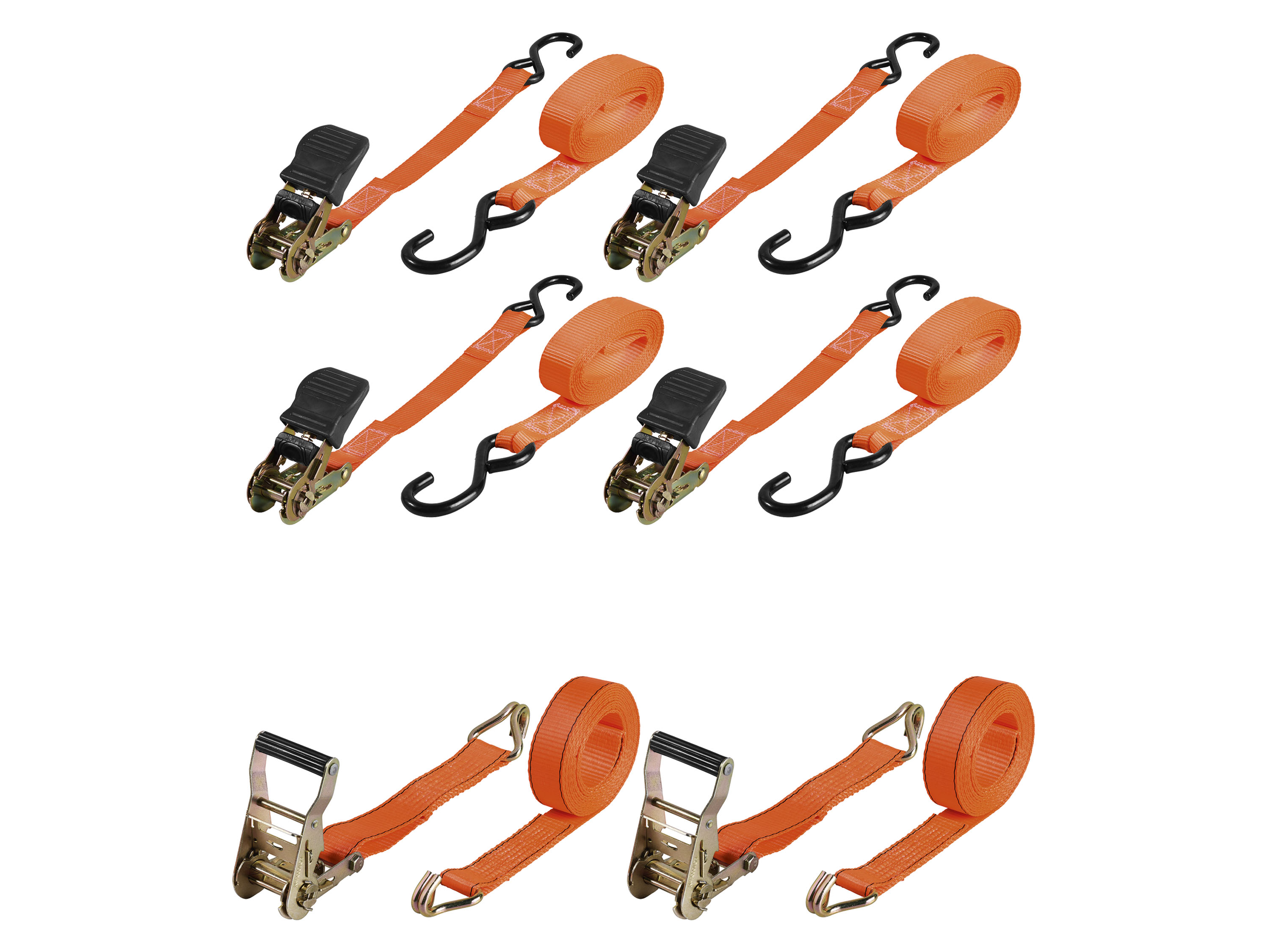 ULTIMATE SPEED® Kit de sangles à cliquet pour usage intensif, 4 m
