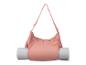 Sac de sport rose poudré GripIt avec tapis de yoga.
