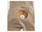 Pantalon bébé beige avec un adorable motif d'ours.