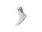 Chaussette de sport blanche avec rayures tricolores et le numéro 9