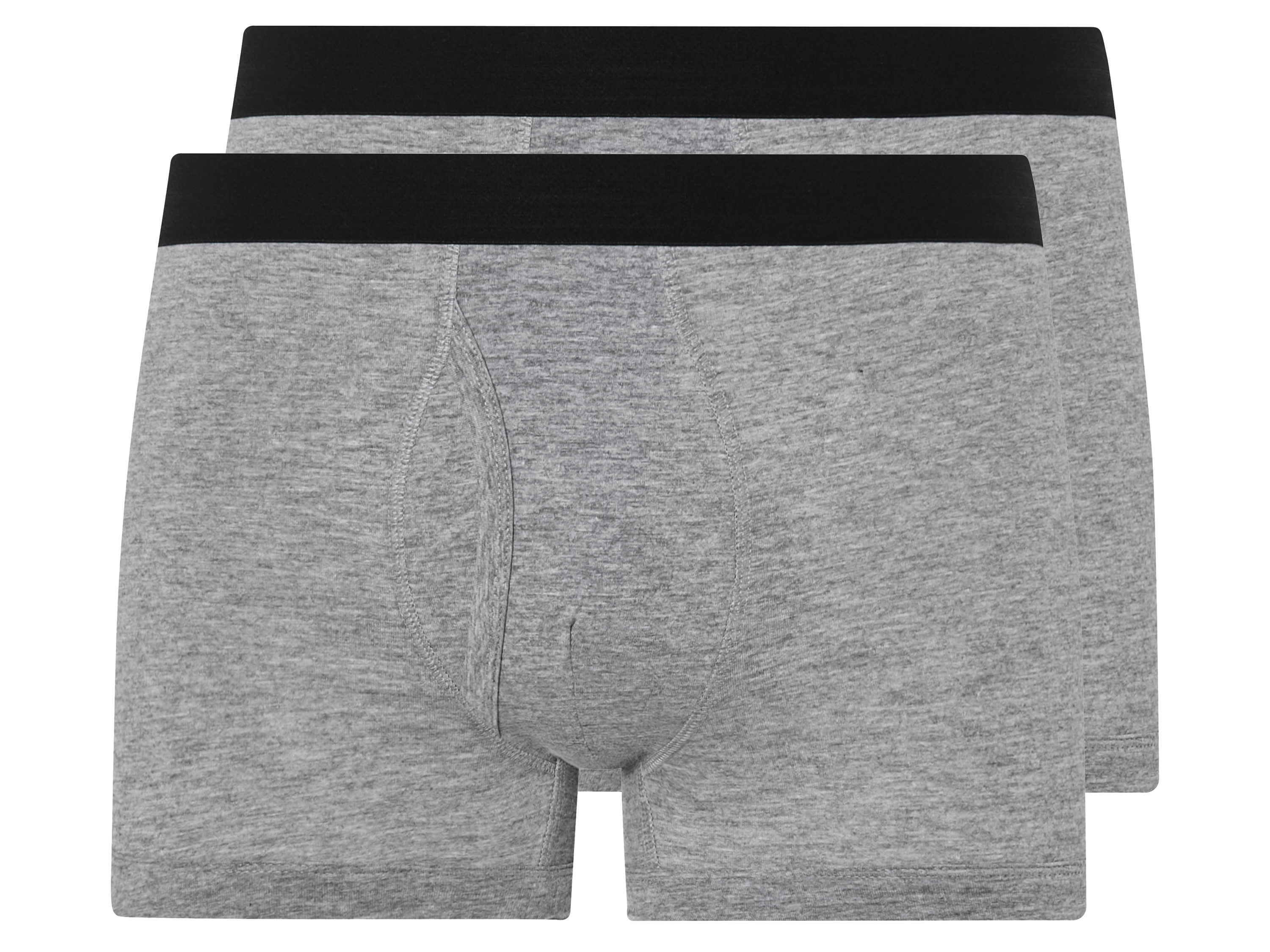 LIVERGY® Lot de 2 boxers homme (S, gris)