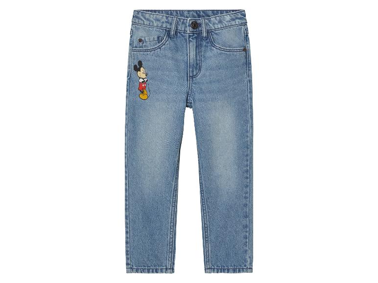 Jeans enfant, style Mickey Mouse.