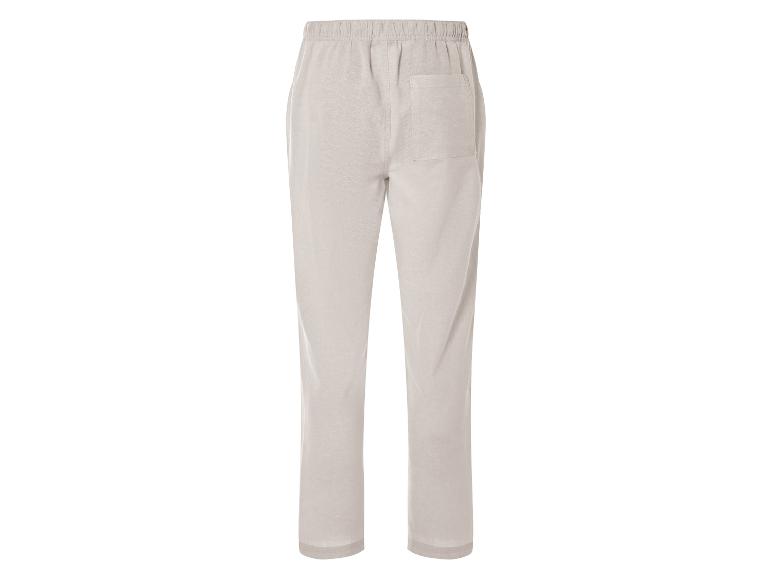 Pantalon de jogging beige clair.