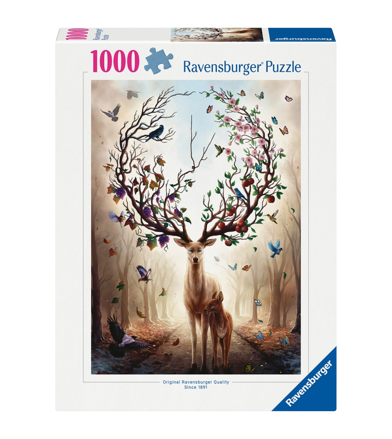 RAVENSBURGER Puzzle 1000 pièces (Cerf fantastique)
