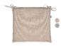 Coussin de siège beige Livarno Home avec liens.