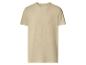 T-shirt uni beige à manches courtes