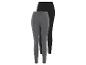 Deux leggings, gris et noir.