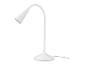 Une lampe de bureau flexible blanche.