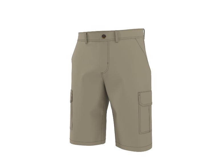 Short cargo kaki pour homme