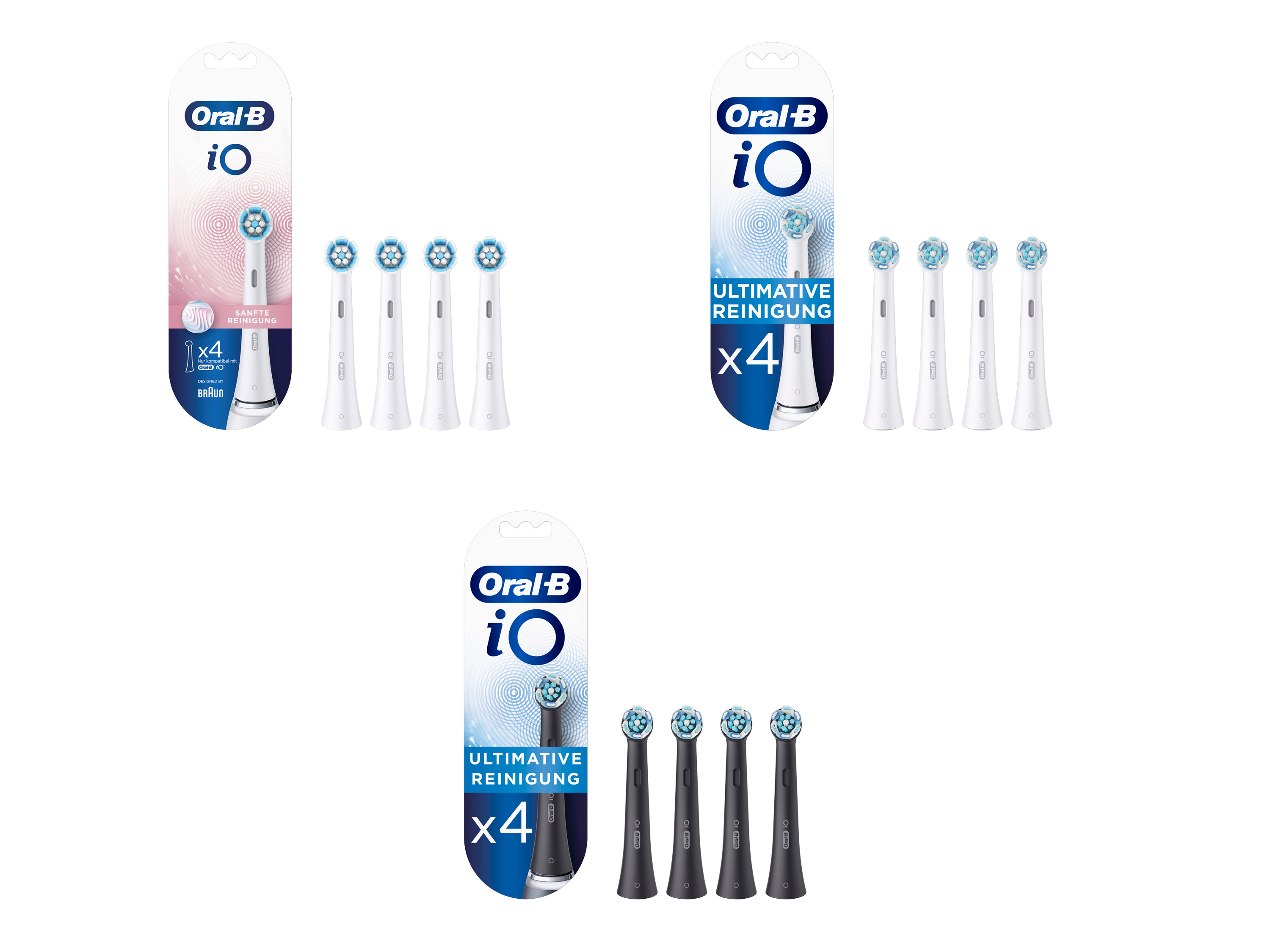 Oral-B  Tête de brosse à dents de Rechange iO Brossettes
