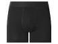 Caleçon boxer noir pour homme avec ceinture élastique.
