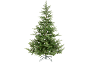 Sapin de Noël artificiel vert avec un support métallique.