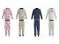 Pyjamas pour enfants avec licornes, dinosaures, véhicules de construction et un arc-en-ciel.