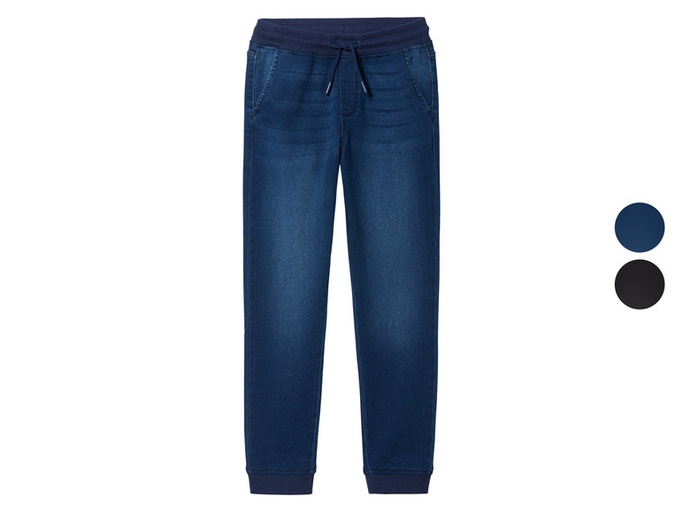 Pantalon en jean avec cordon de serrage pour garçon.