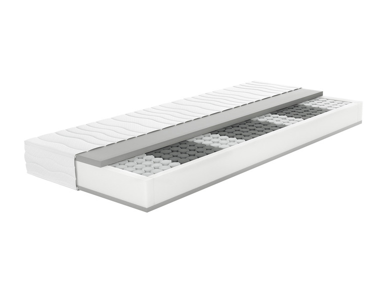 Aller en mode plein écran : LIVARNO home Matelas à ressorts ensachés, 7 zones, H2, 90 x 190 cm - Image 1
