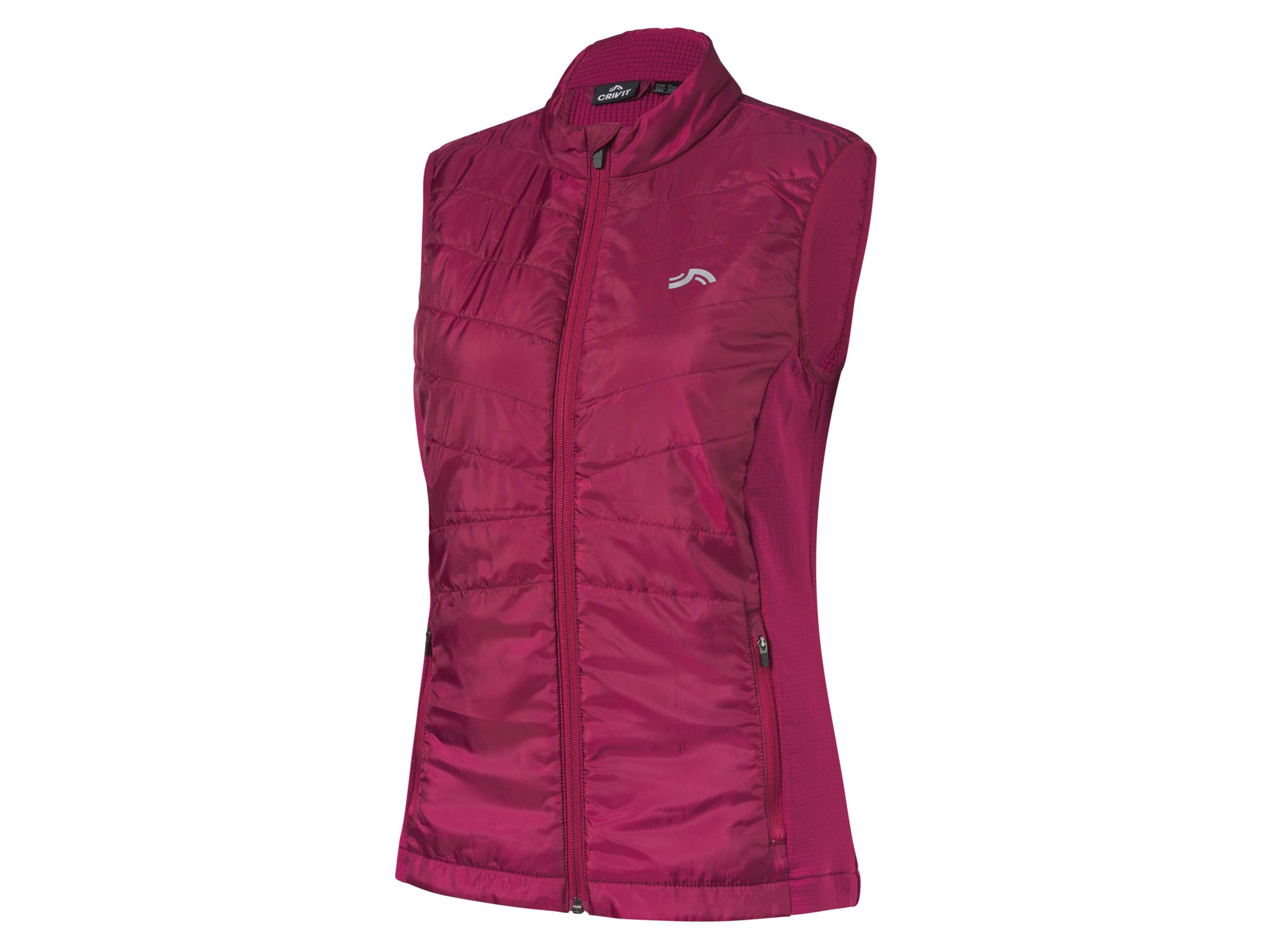 CRIVIT Doudoune technique sans manches femme (M(38/40), rose)