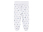 Pantalon de bébé blanc avec des ancres, des bateaux et des mouettes