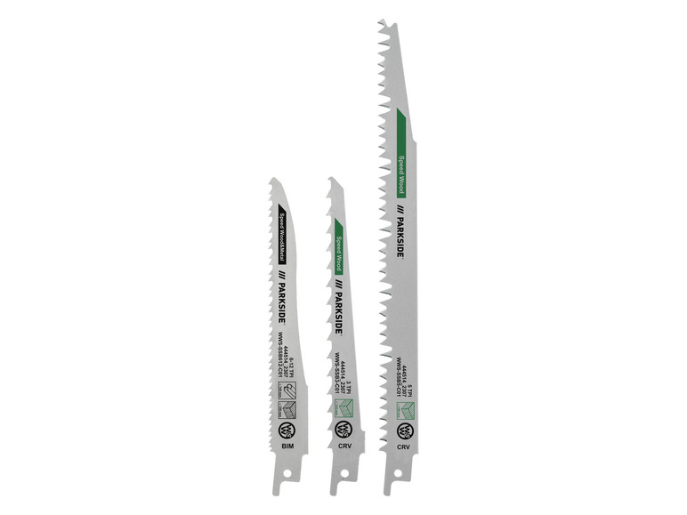Aller en mode plein écran : Set de lame de scie sabre, 3 pièces - Image 5