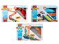 Hot Wheels Track Builder : ensembles de courbes, de sauts et de boucle.