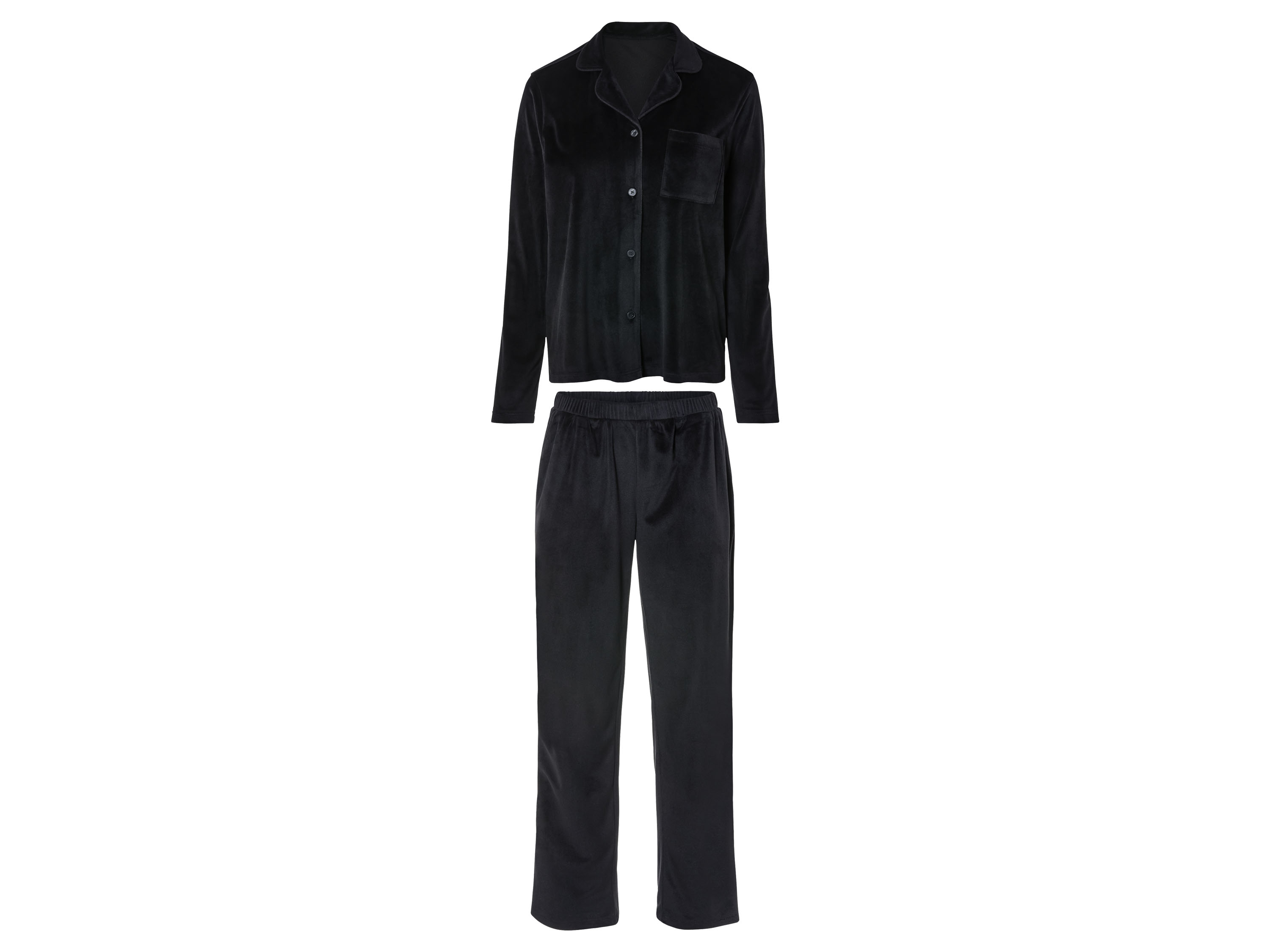 esmara® Ensemble pyjama femme (M (38/40), noir)