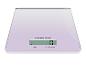 Une balance de cuisine digitale de couleur mauve de Silvercrest.