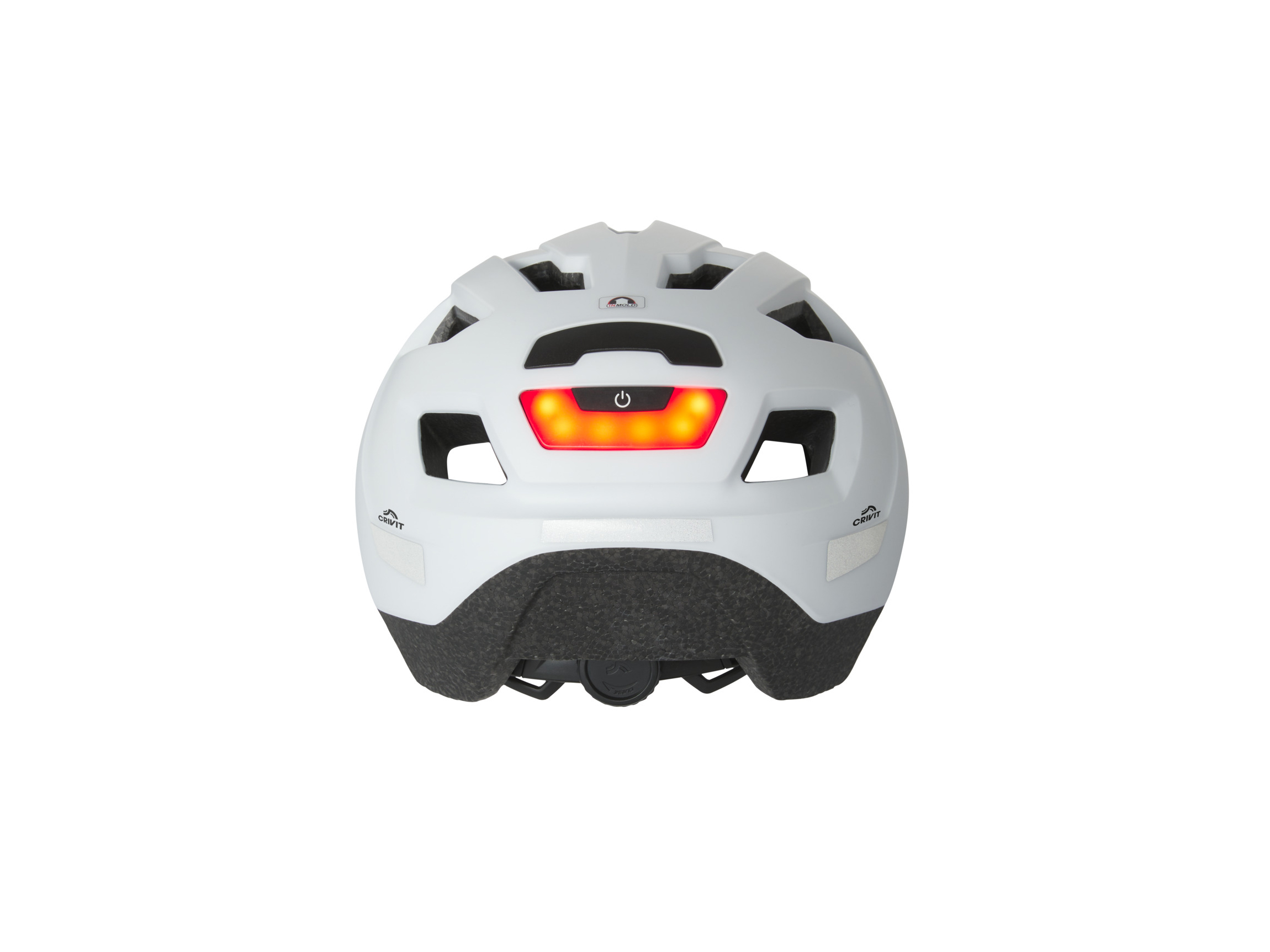 CRIVIT Casque de vélo avec feu arrière - 17