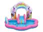 Piscine gonflable Disney Princess avec toboggan.