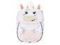 Sac à dos enfant en peluche licorne blanc et rose