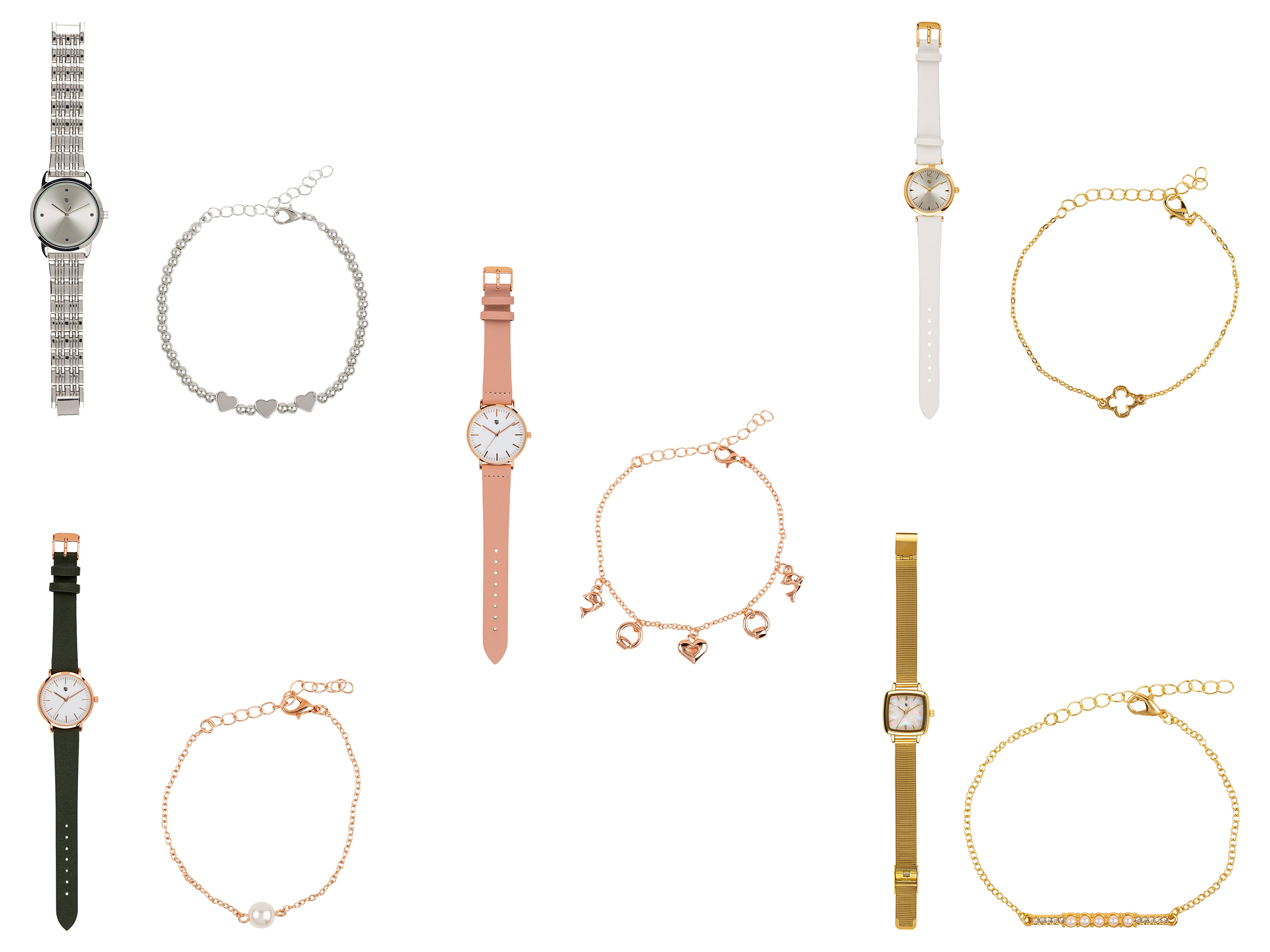 AURIOL® Coffret montre et bijoux avec bracelet