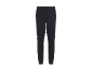 Pantalon de jogging noir avec cordon de serrage à la taille et chevilles élastiques.