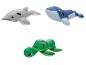 Dauphin, baleine et tortue gonflables pour la piscine.