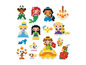 Princesses Disney et accessoires en perles.