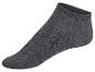 Chaussettes basses grises en coton.