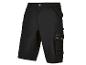Short de travail noir avec logo Parkside et plusieurs poches.