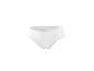Culotte blanche côtelée pour femme, vue de trois quarts.